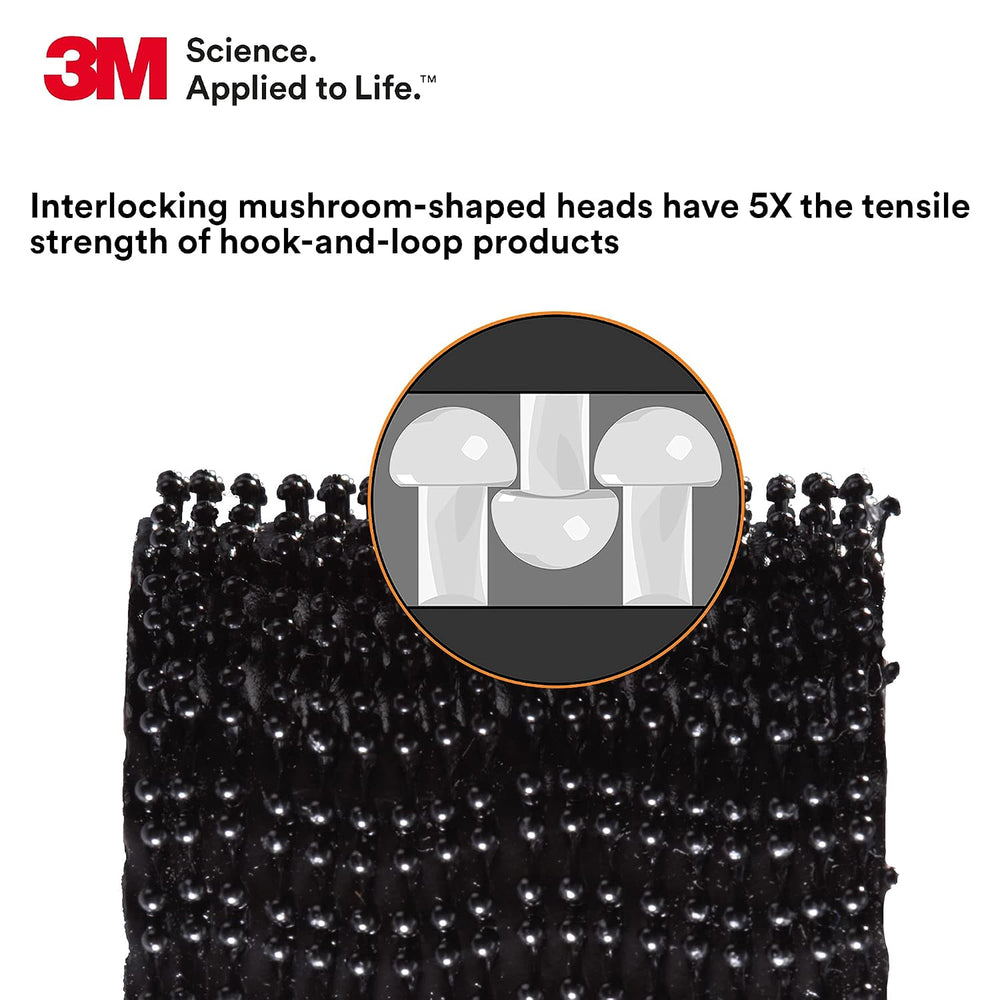 3M Dual Lock Reclosable Fasteners Heavy Duty Industrial Use Black TB3550 1&qu...
