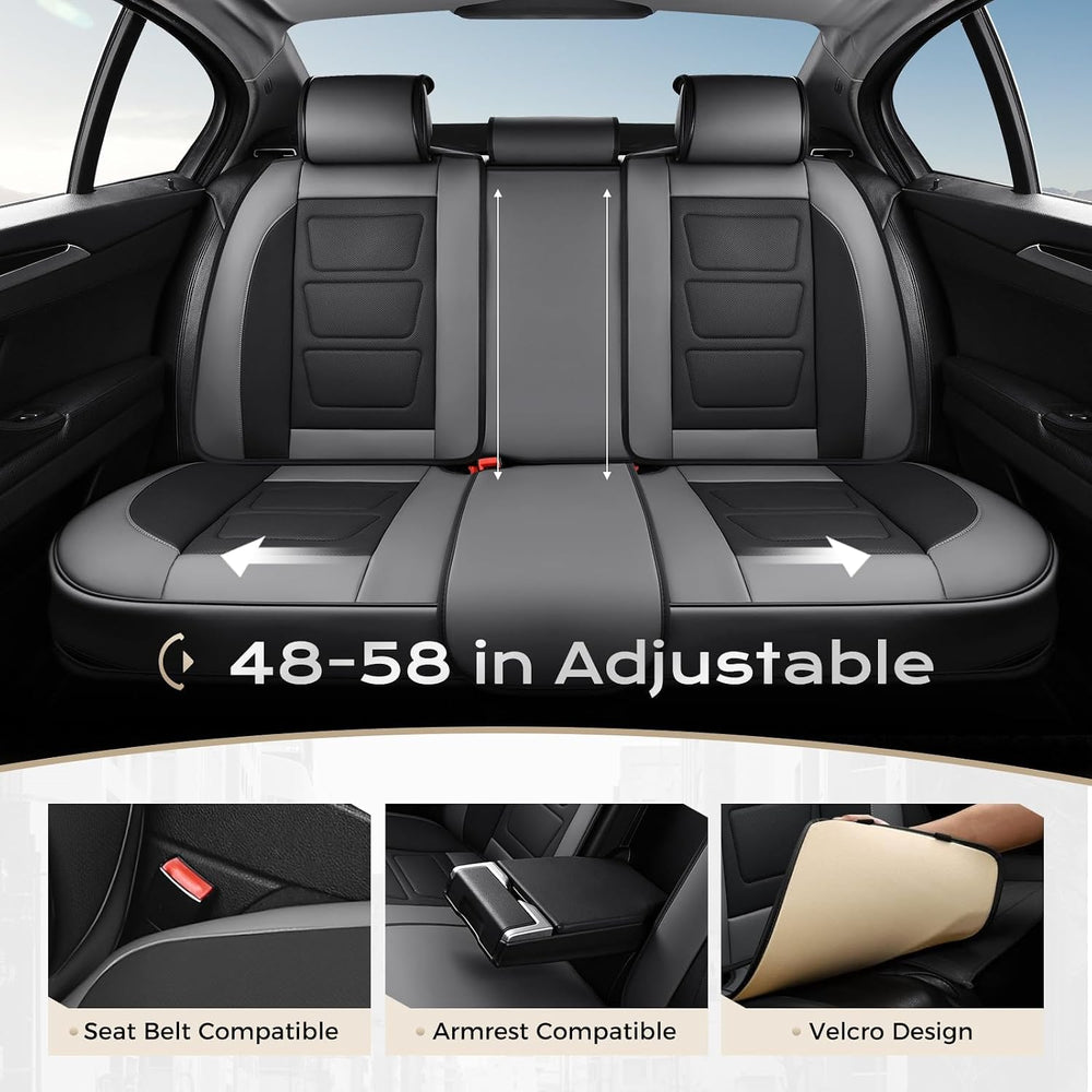Coverado Car Seat Covers Full Set, Seat Covers for Cars, Front Seat Covers an...