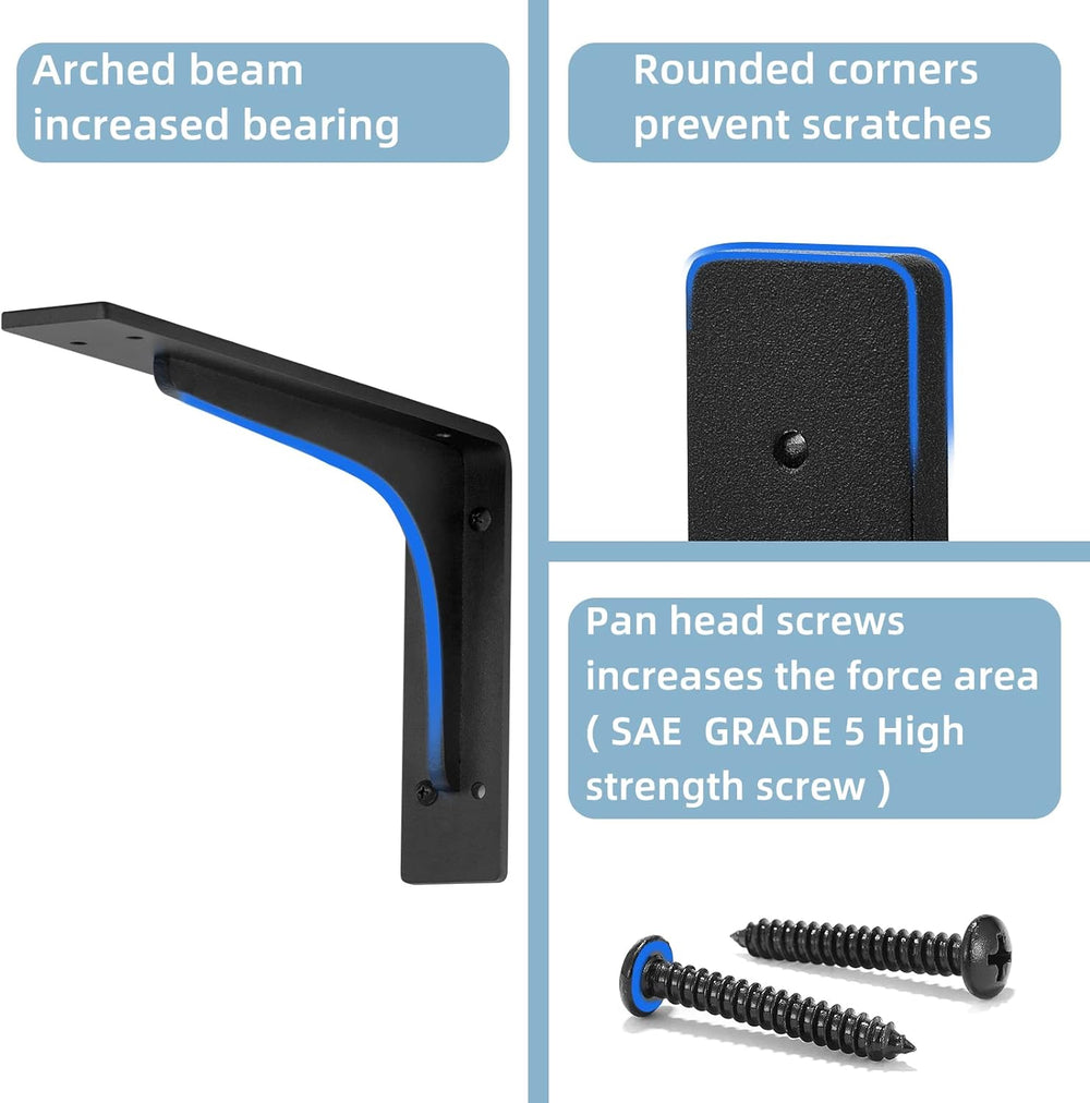 16inch x 9.5inch shelf brackets,L Shelf Bracket, die-cast formation，vertical ...