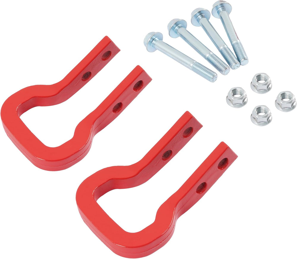 ALMULOO 2PCS Front Tow Hooks Compatible with 2023 2024 Chevrolet Colorado/202...