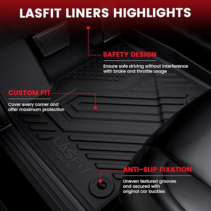 LASFIT Floor Mats&Trunk Mat for Lexus NX/ NX250/ NX350 2022-2025, All Wea...