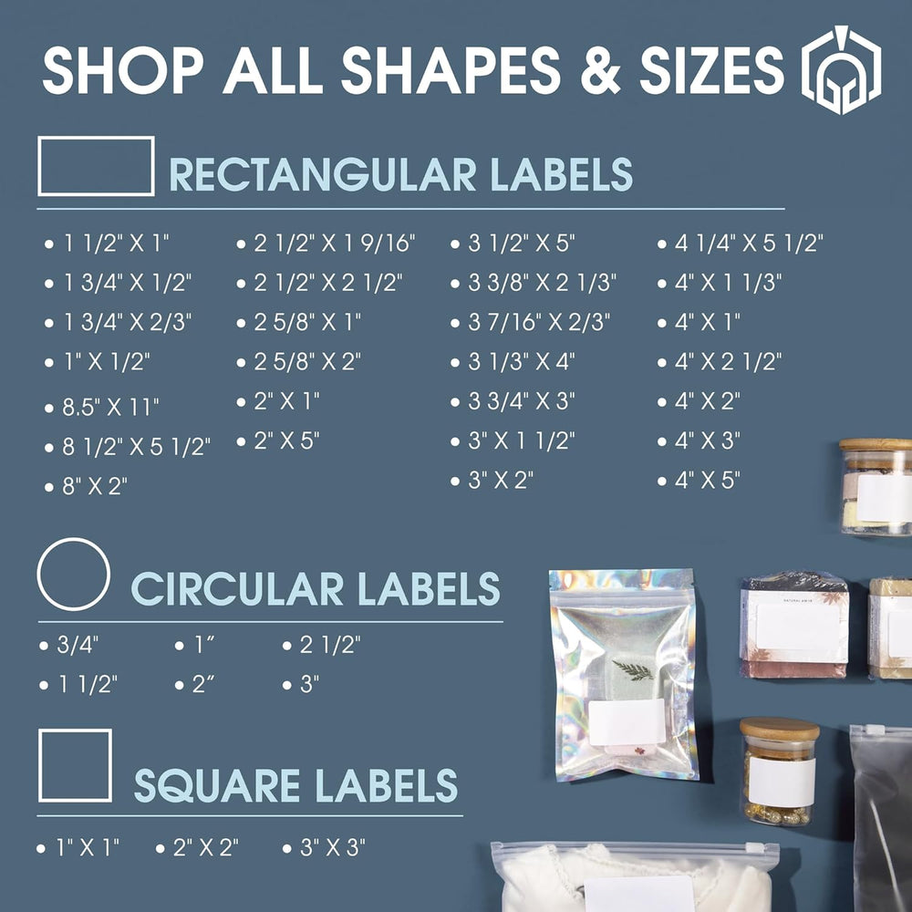 4.25" X 5.5" Matte White Printable Shipping Labels
