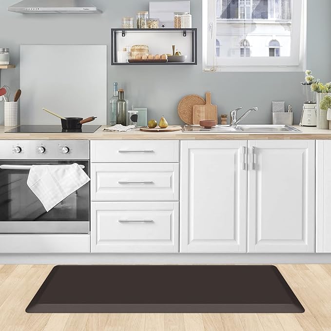 KitchenClouds Kitchen Mat Cushioned Anti Fatigue Kitchen Rug Non Slip Standing