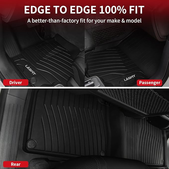 LASFIT Floor Mats & Cargo Mat for Mercedes Benz GLE SUV 2020-2026 350/450 /