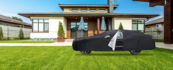 Car Cover Custom Fit for Dodge Challenger 2008-2023, 6 Layers Truck Cover