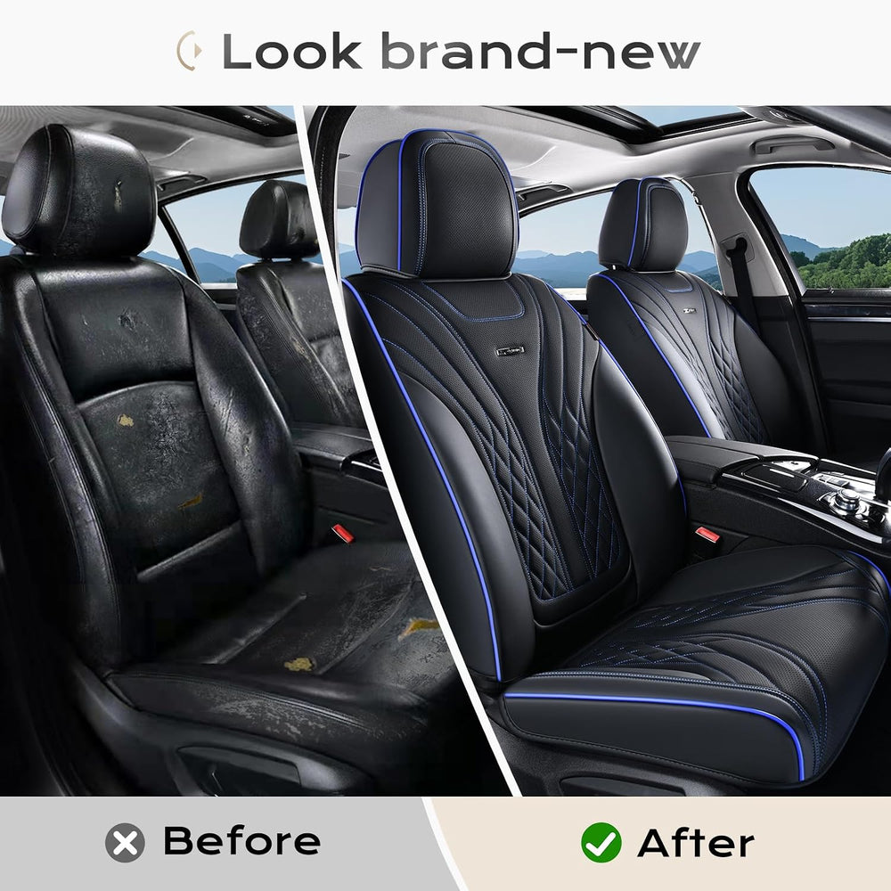 Coverado Car Seat Covers, Car Seat Covers Front Seats, 2-Pack Front Seat Cove...
