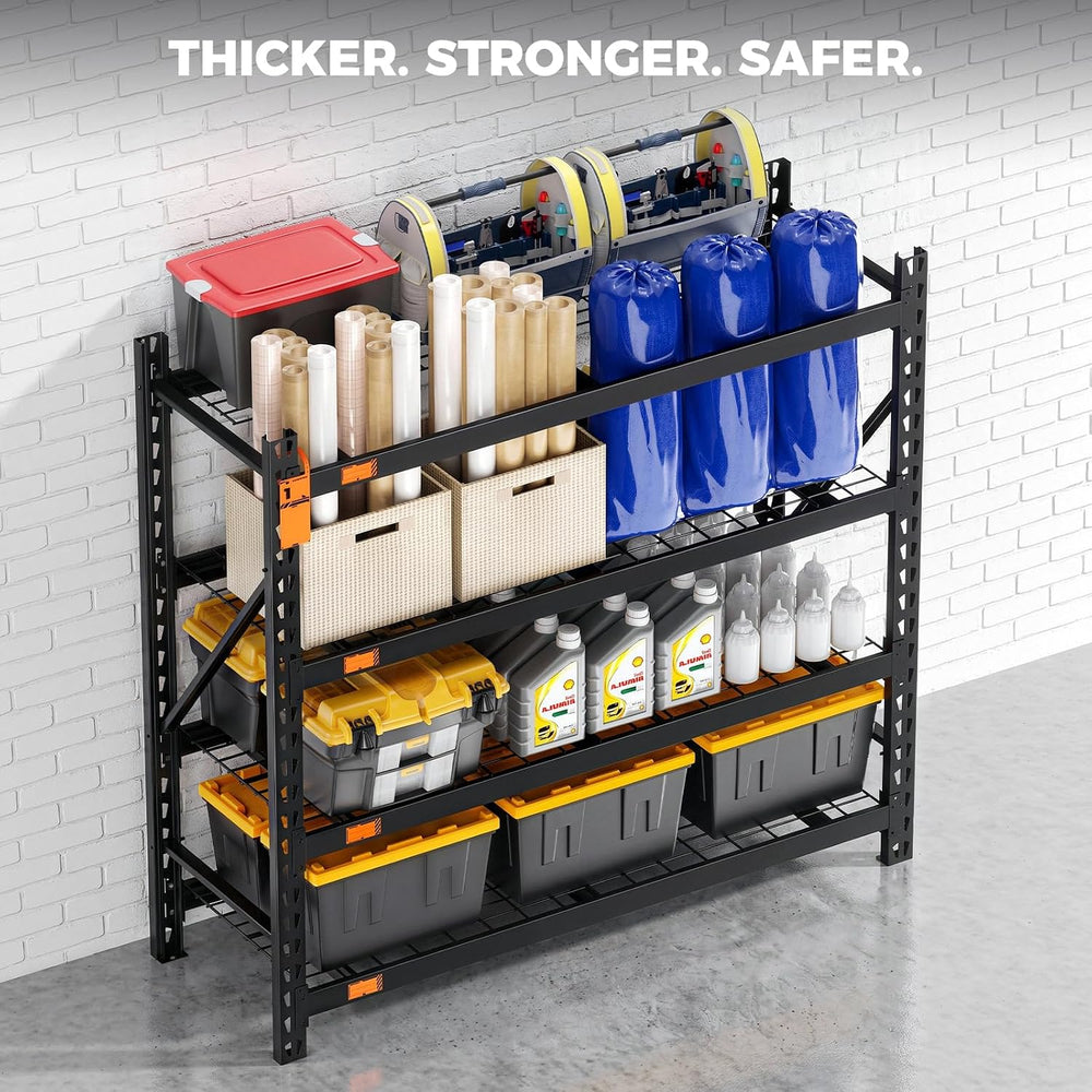 CAMMOO 6000LBS Heavy Duty Storage Shelves, 72''W x 24''D x 72...