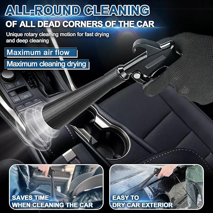 Detailing Car Cleaning Gun Interior Dryer Air Blow Gun, High Pressure Blower Gun