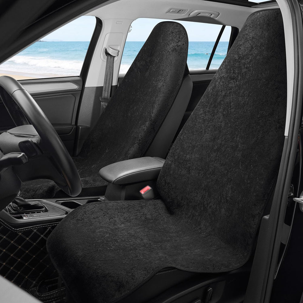 Waterproof Car Seat Cover Full Sets Interior Sets Universal Fits Car Sweat To...