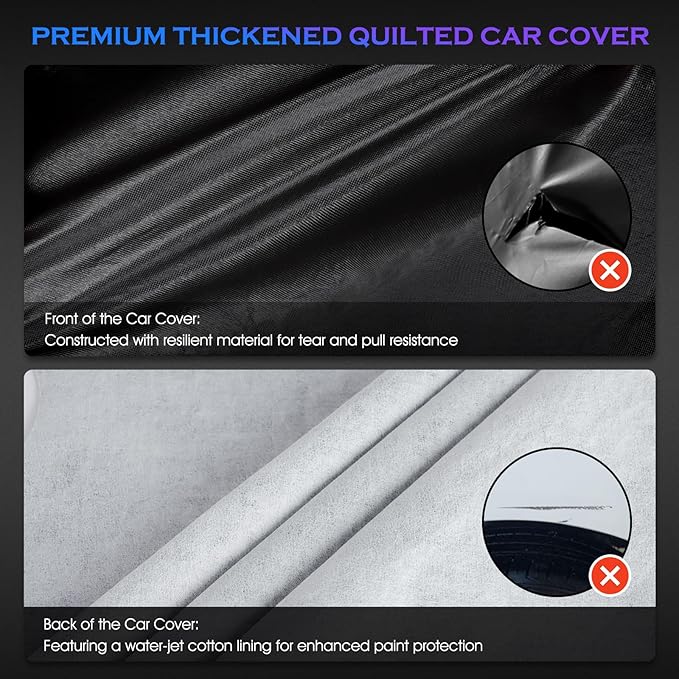 Car Cover Custom Fit for Honda Ridgeline 2006-2024, 6 Layers Truck Cover