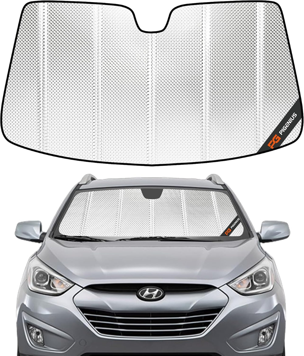 Pigenius Windshield Sun Shade for Hyundai Tucson 2010-2015. Reflective Alumin...