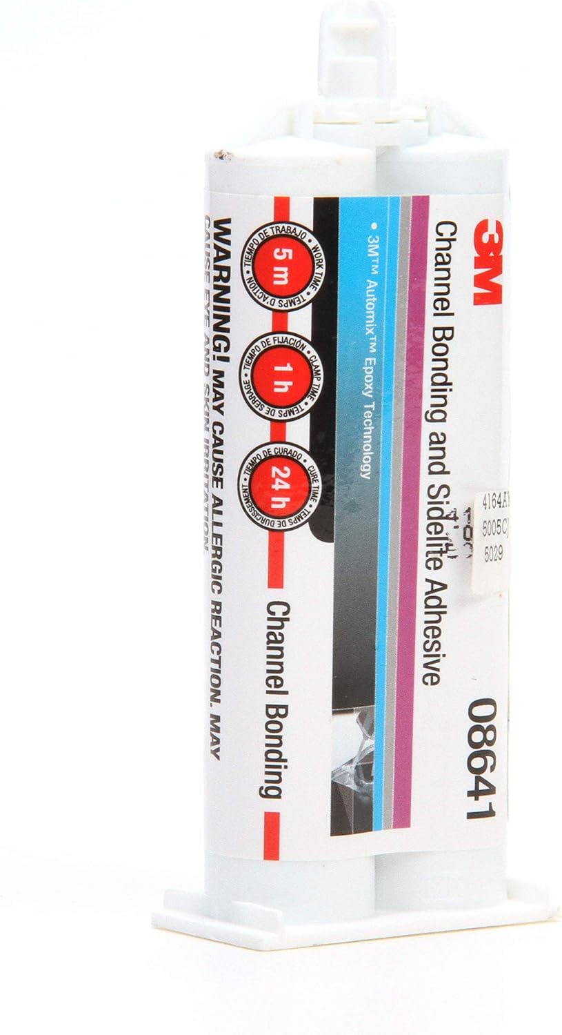 3M Channel Bonding and Sidelite Adhesive, 08641, 47.3 mL Cartridge