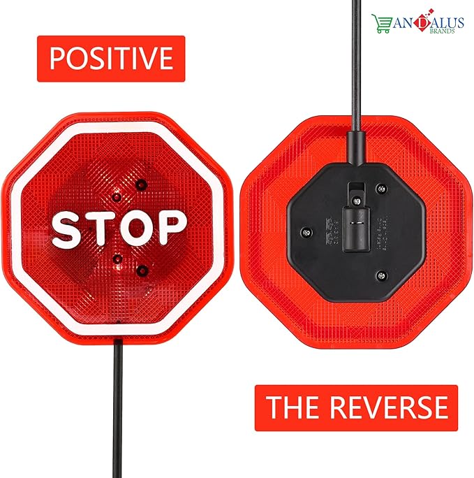 Andalus Brands Flashing LED Stop Sign Garage Parking Assistant System | Bumpe...