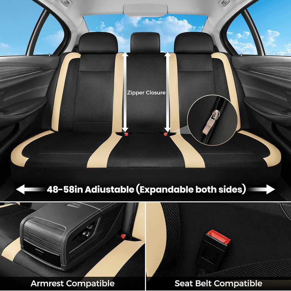 FLORICH Front Car Seat Covers, Breathable Mesh Automotive Seat Cover, Univers...