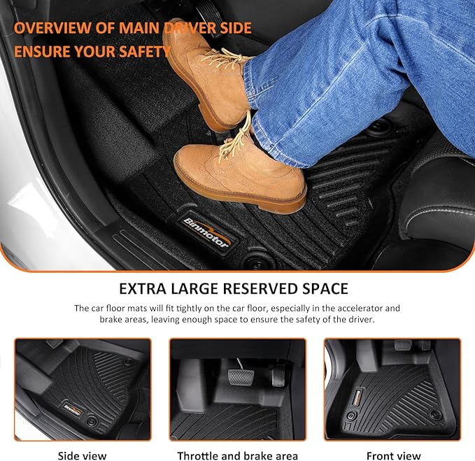 Binmotor-All Weather Floor Mats Cargo Liner