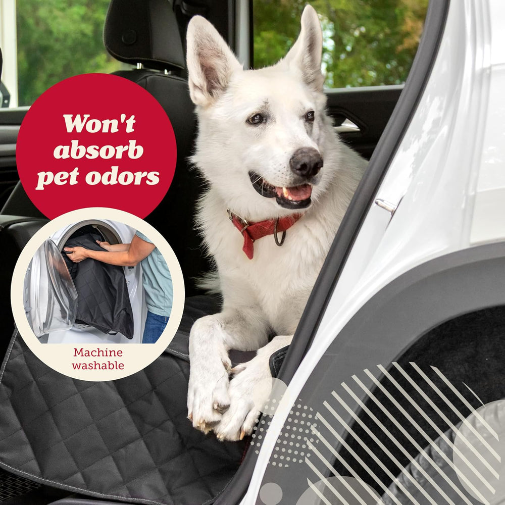 Lusso Gear Dog Car Seat Cover - Waterproof Non-Slip Car Back Seat Protector -...