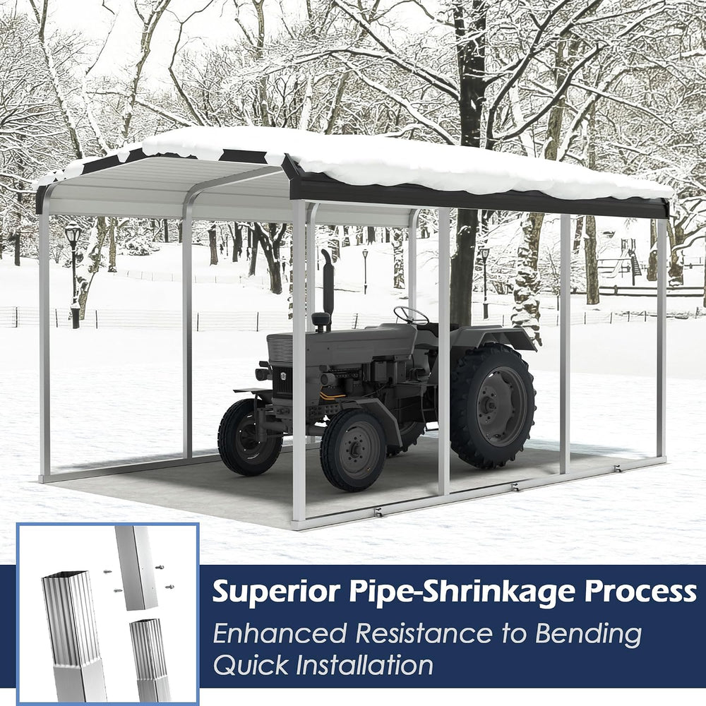 Xilingol Metal Carport, Heavy Duty Carport Canopy with Galvanized Steel Frame...