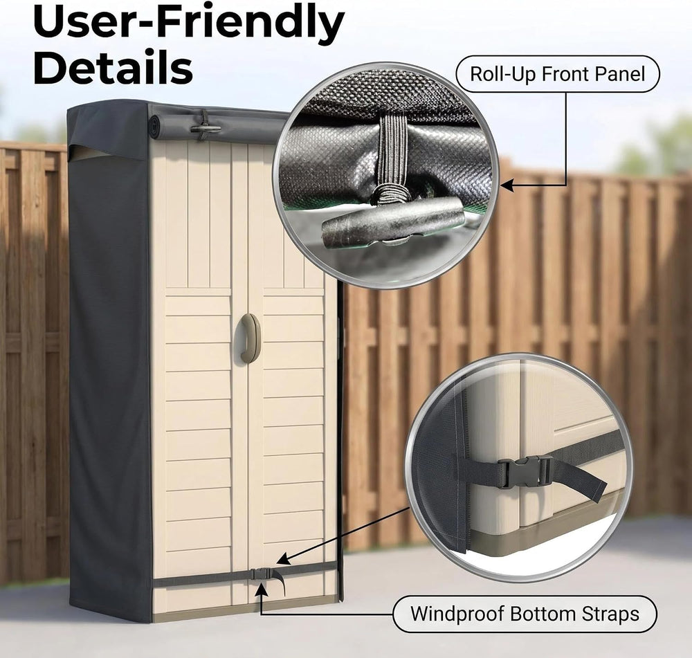 Outdoor Storage Shed Cover 33"x27"x72" (Cover Only Excludes th...