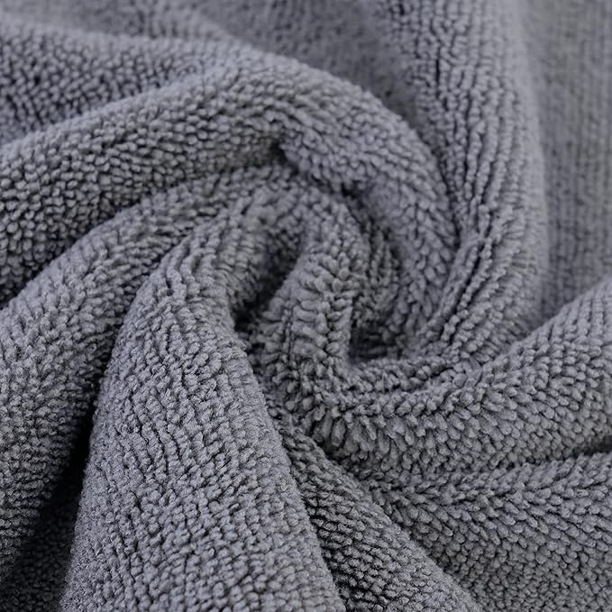 POLYTE Microfiber Cleaning Towel Ultrasonic Cut Edgeless (24 Pack)
