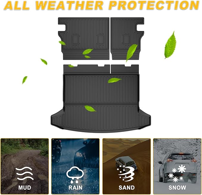 Cargo Liner with Backrest Mat Fit