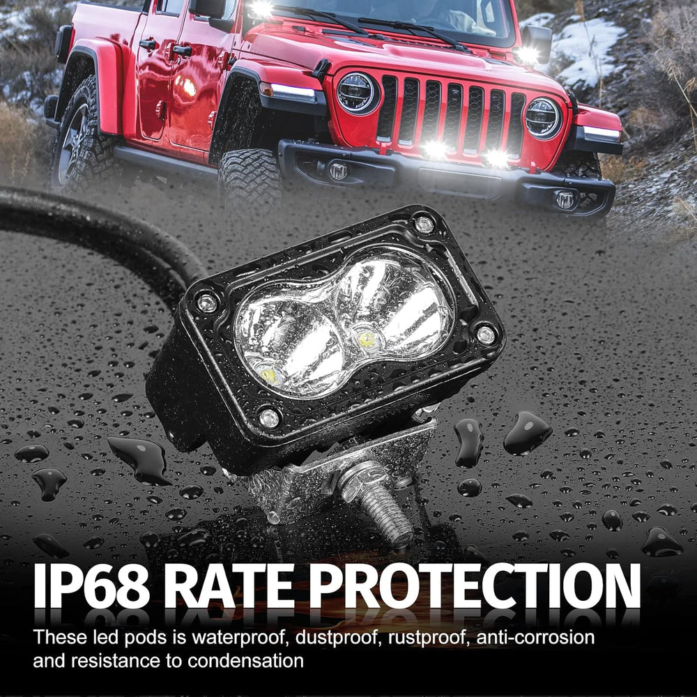 LED Pods 3 Inch Driving Light Bar Pod Off-road Spot Light