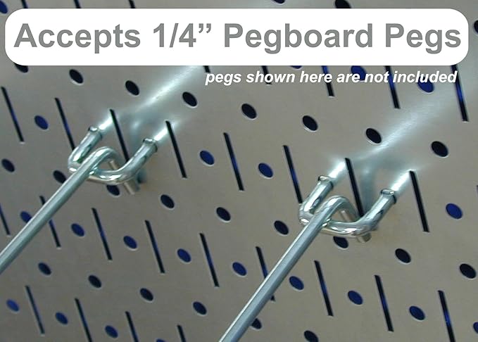 Wall Control Pegboard Organizer 4 ft. Metal Pegboard Standard Tool Storage Kit