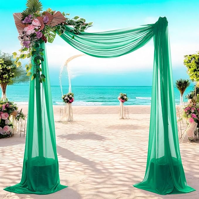 MDS Halloween Chiffon Draping Fabric - 1 Panel, 30" Wide x 40ft Long - S...