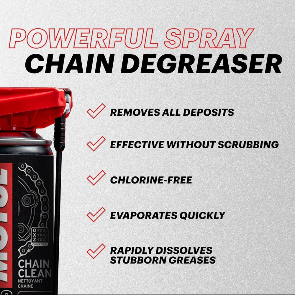 Motul C1 Chain Clean – Motorcycle Chain Cleaner for Dirt Bike, Street Bike, A...