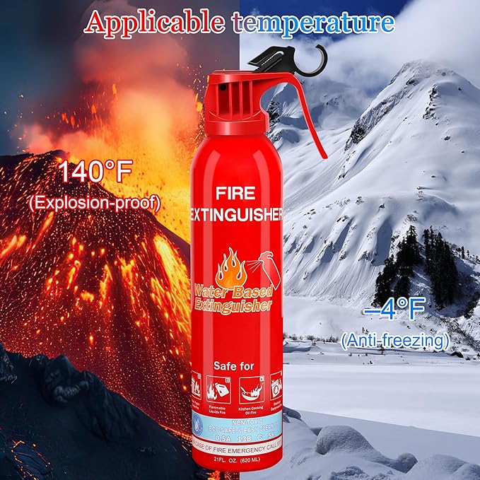 Fire Extinguisher for Home, Portable A, K Class Fire Extinguishers