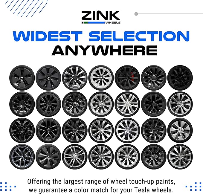 Premium Tesla Wheel Curb Rash Repair Kit