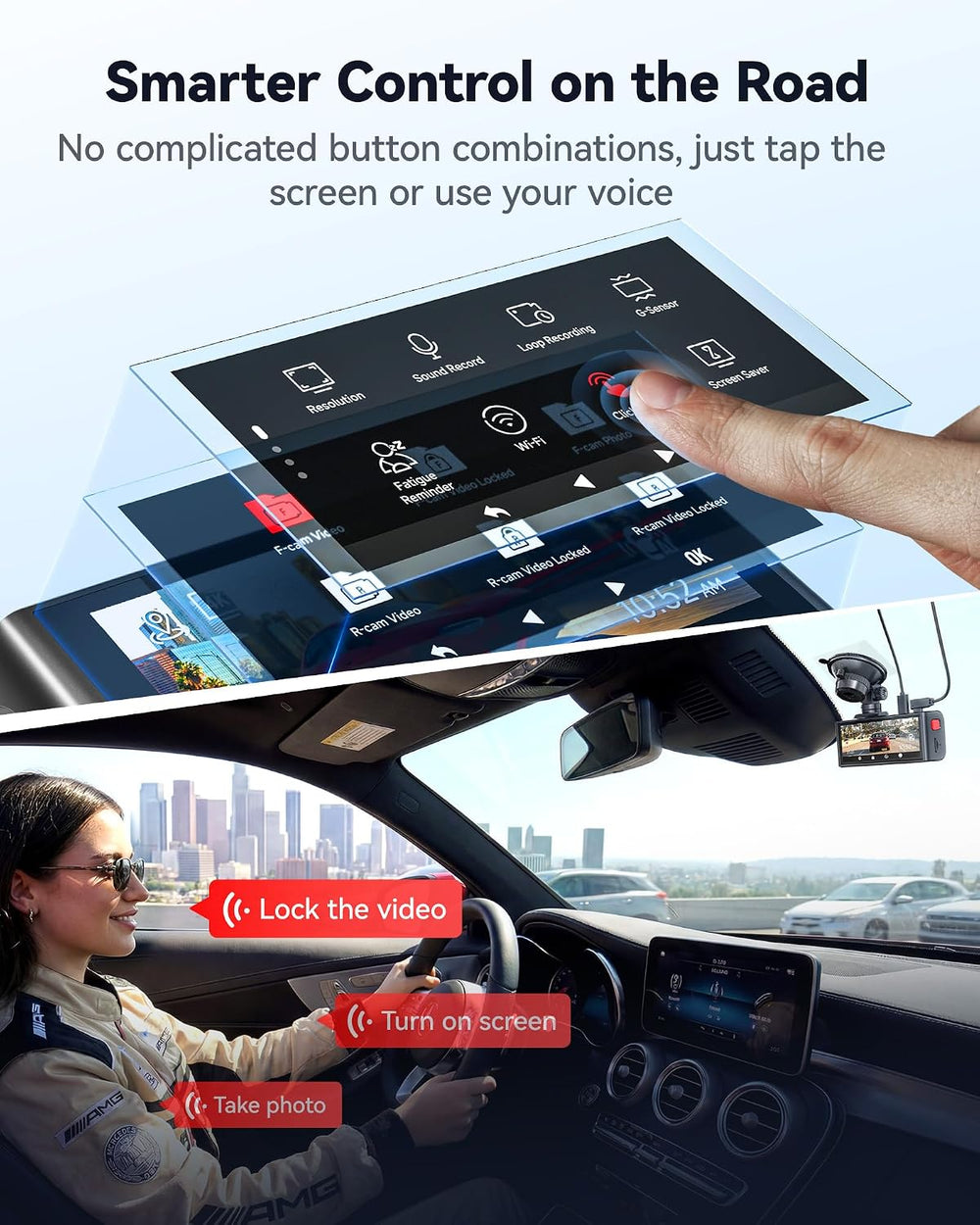 REDTIGER F7NA 4K 8MP Dashcam Front Rear, STARVIS 2 IMX678, 5GHz WiFi 20MB/s