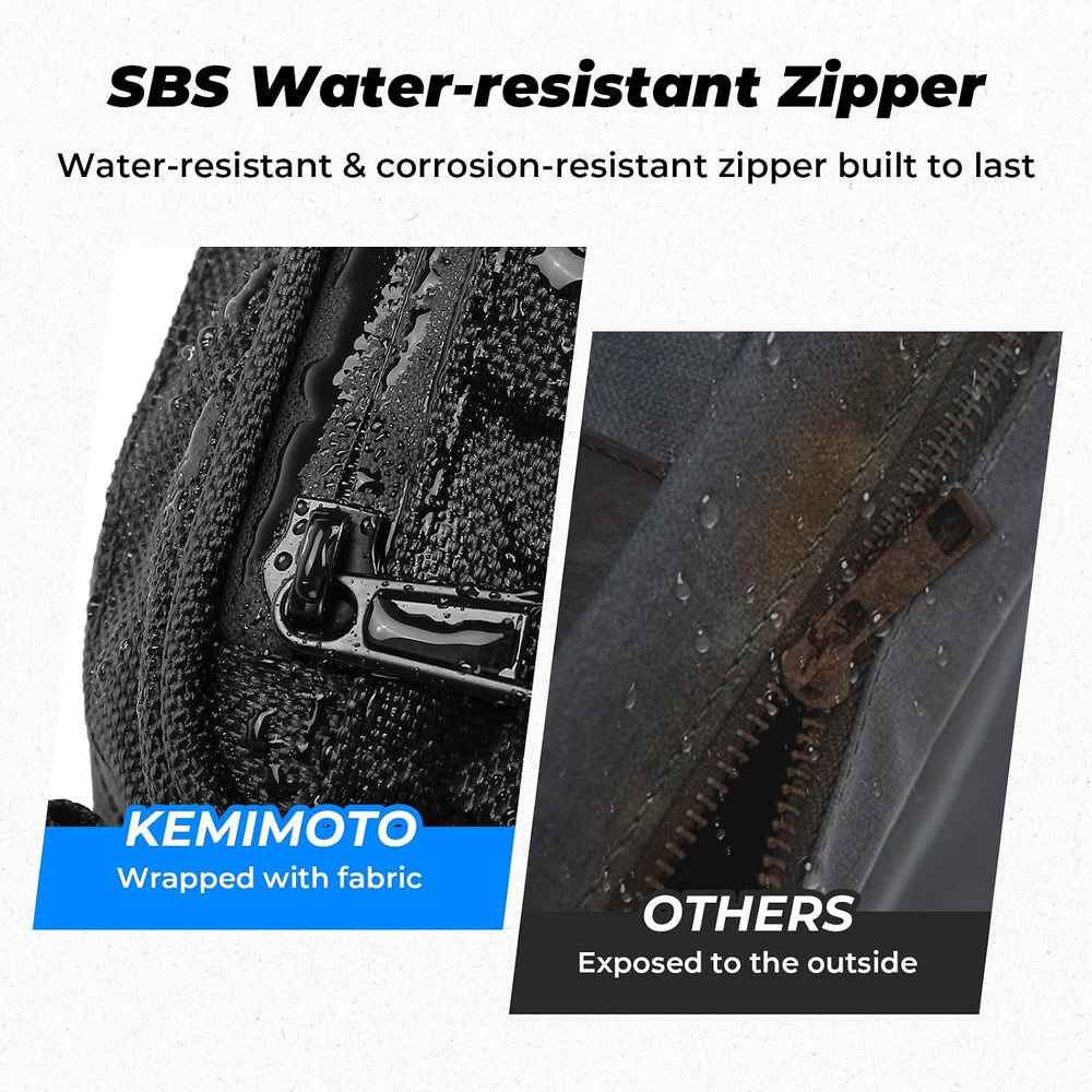 KEMIMOTO 2 Packs UTV Roll Bar Triangle Storage Bag | 1680D, Water Resistant, ...