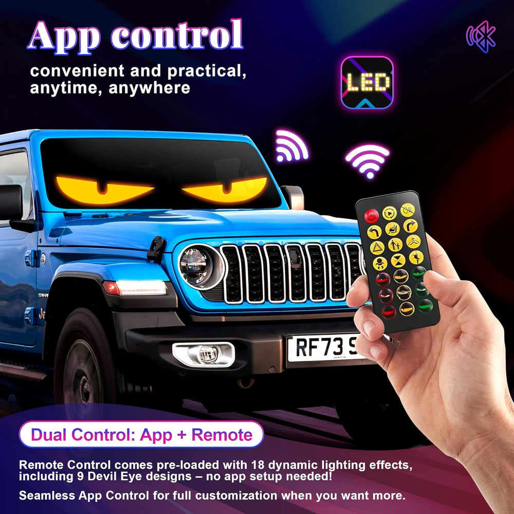 Sachie Devil's Eye 2-Pack:5800 Lux High-Brightness14 x4.3 Programmable oj...