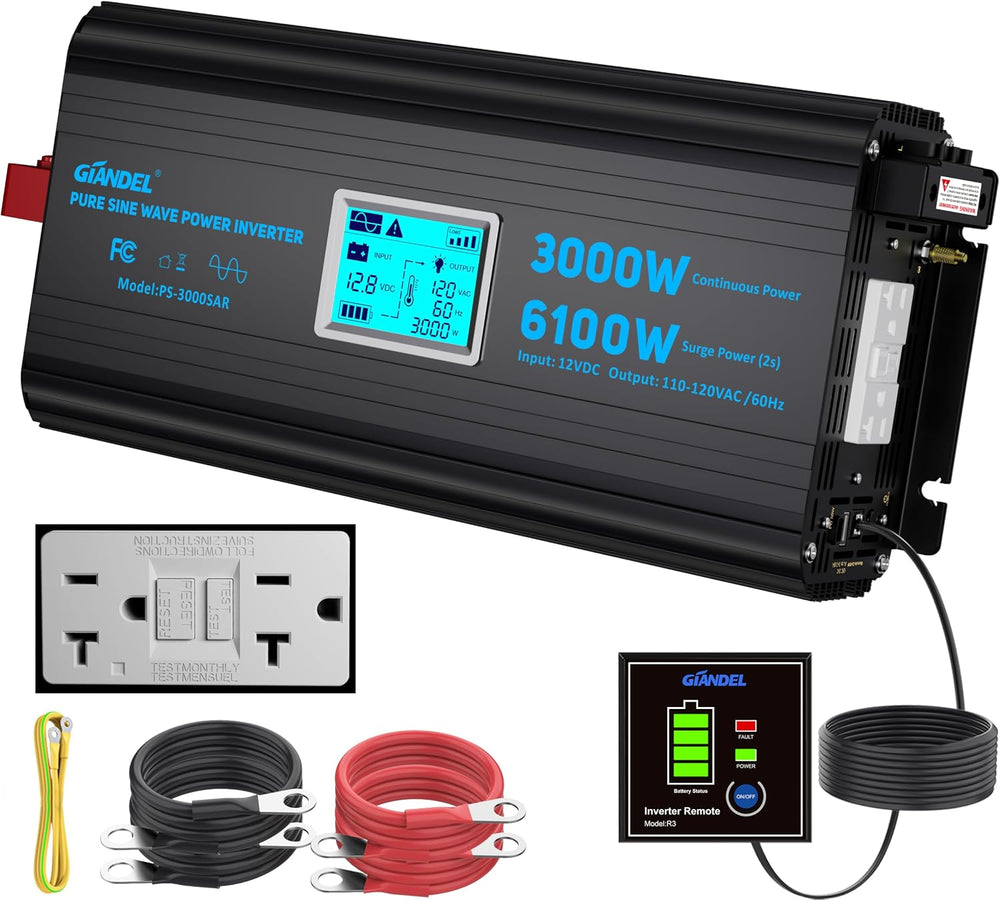 3000 Watt Power Inverter Pure Sine Wave