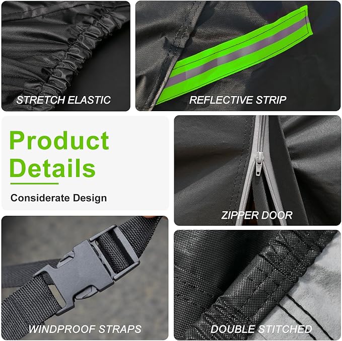 KouKou Car Cover Waterproof All Weather, 7 Layers Outdoor Car Covers