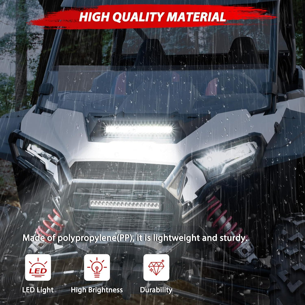 LED Turbo Hood Scoop Compatible with 2024 2025 2026 Polaris RZR XP 1000/ XP 4...