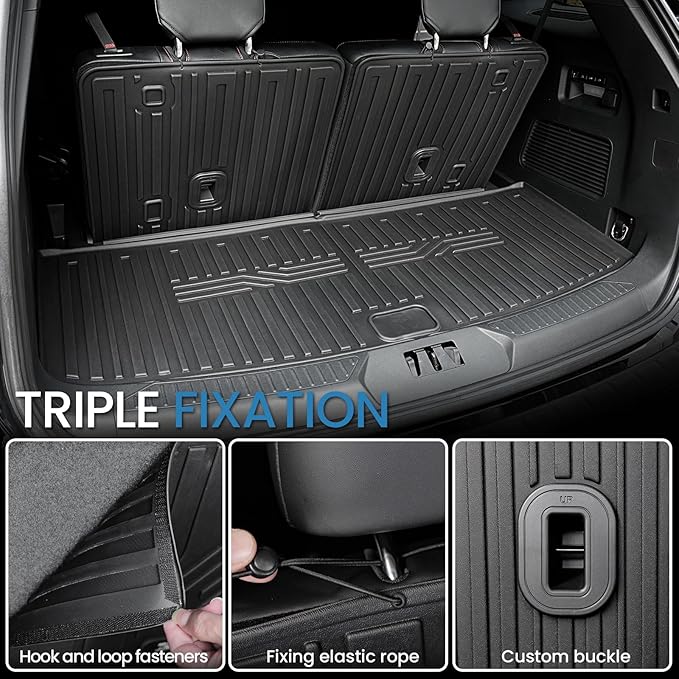 Floor Mats for 2020-2024 2025 Ford Explorer 7 Seats Bench Seat Car Mat