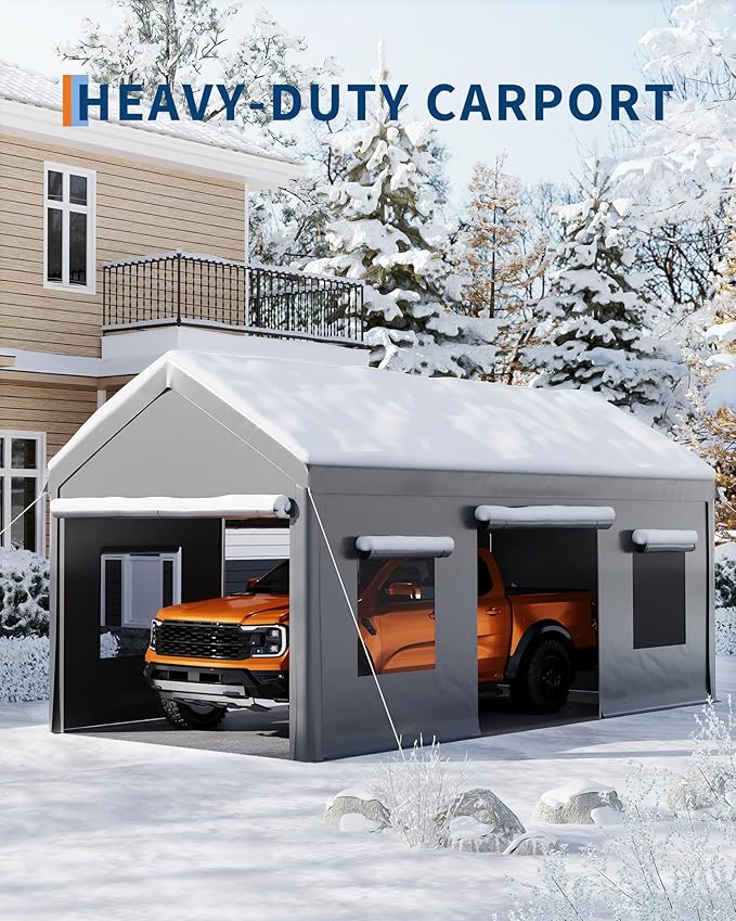 10x20 Ft. Metal Carport Garage