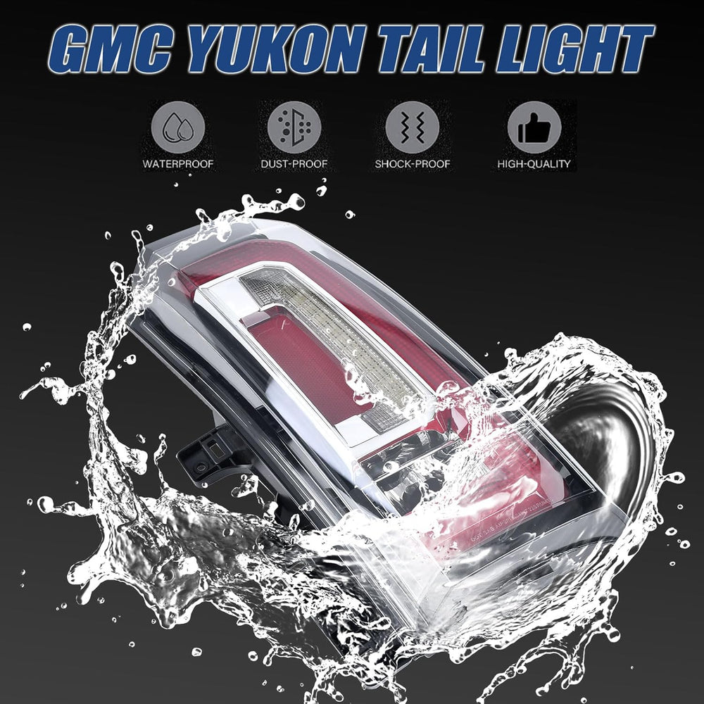 Tail Lights Assembly Compatible with GMC Yukon XL 2015 2016 2017 2018 2019 20...