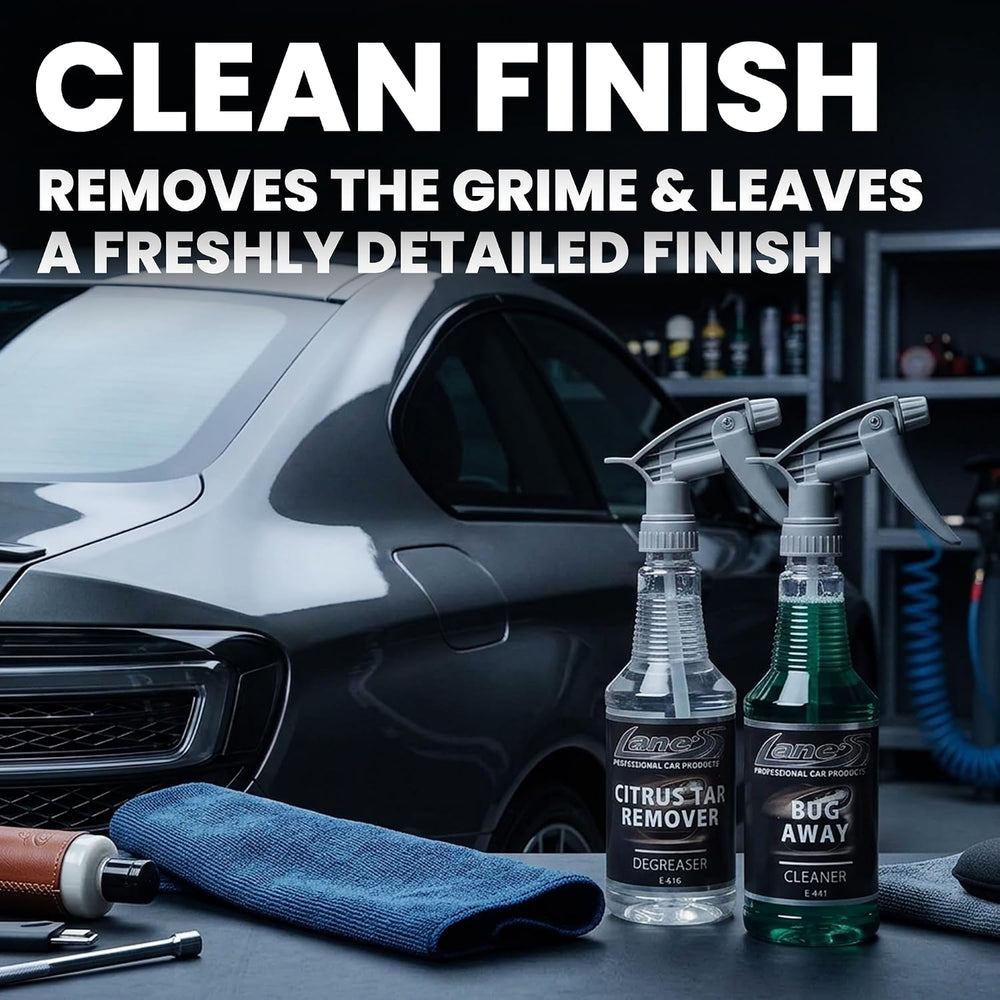 LANE'S Bug and Tar Remover Kit for Cars | Concentrated Spray Formula | 32...