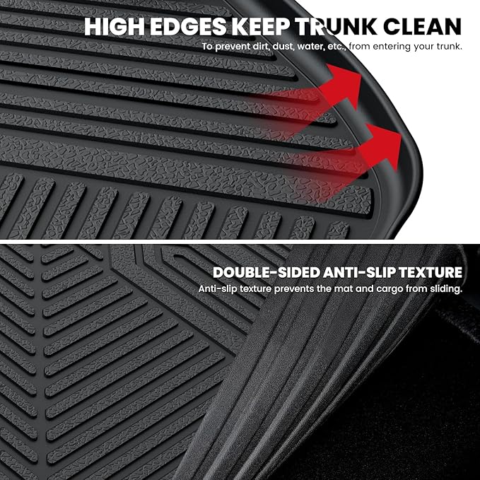 LASFIT Trunk Mat for Honda Accord Seden 2018 2019 2020 2021 2022 2023 2024 2025