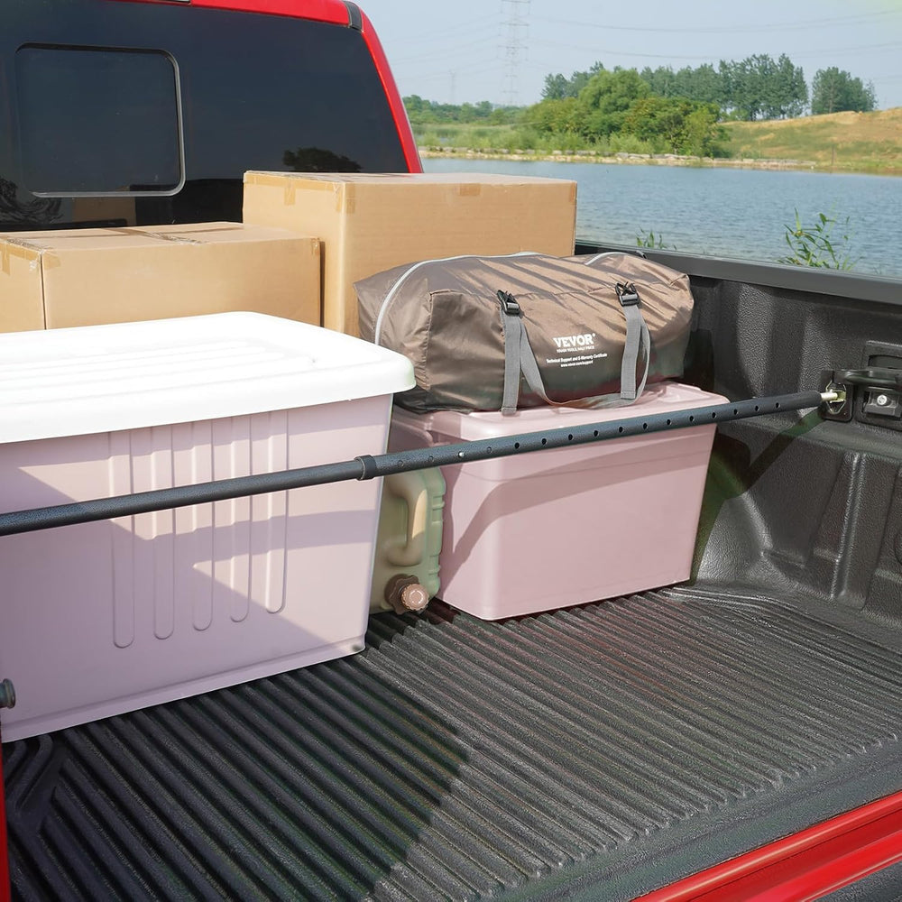 VEVOR Cargo Bar, Truck Bed Bar Adjustable from 40" to 73", Heavy-Du...