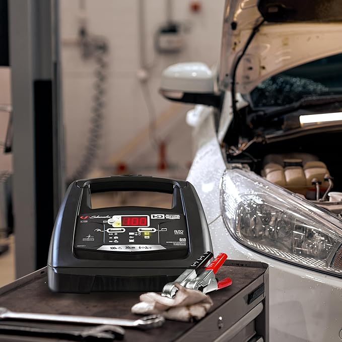 Schumacher Electric 6A Battery Charger and 85A Engine Starter, 6-in-1 Solution