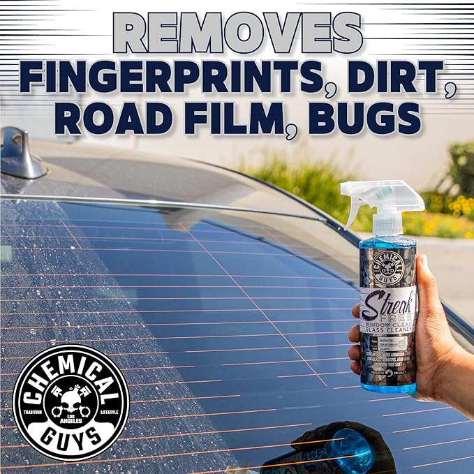 Chemical Guys CLD300 Streak Free Glass & Window Cleaner, Ammonia Free &am...