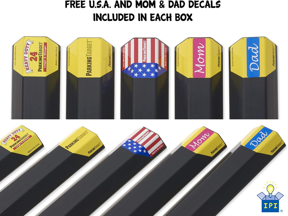 18" Heavy Duty Garage Parking Aid, 2-Pack, Peel & Stick