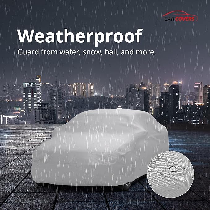 Car Covers Weatherproof Max Car Cover & Warranty Compatible