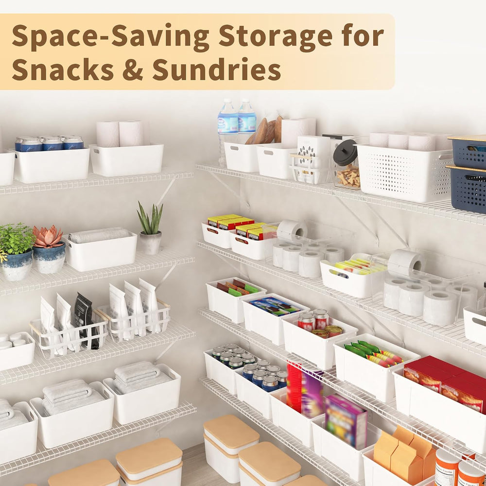 PROWORX Closet Shelves Wall Mounted, 2 Pack 4 ft x 12 in White Wire Shelving ...