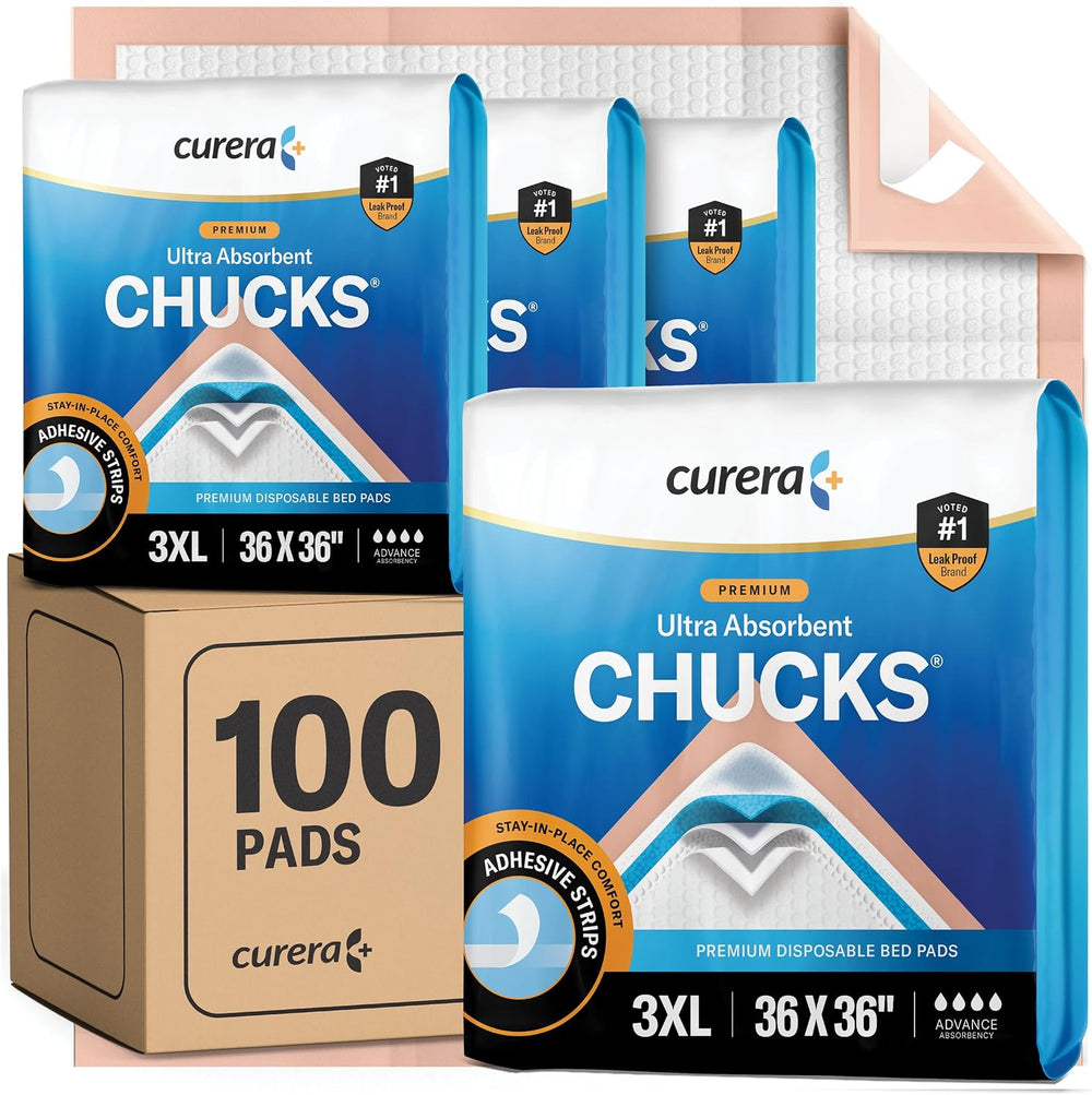 Chucks Premium Disposable Underpads 36”x36” [100-Count] Ultra Absorbent Chux ...