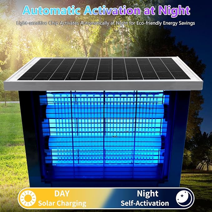 Powerful Solar Bug Zapper Outdoor