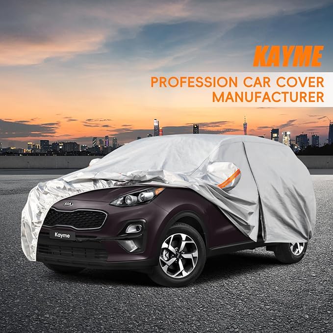 Kayme 6 Layers SUV Car Cover Custom Fit